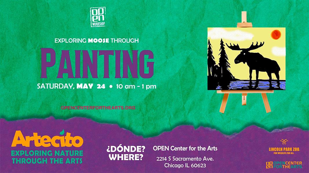 Artecito Moose and Painting